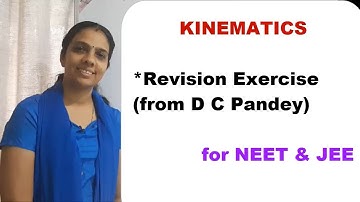 NEET& JEE//EXERCISE FROM D C PANDEY //KINEMATICS 31//