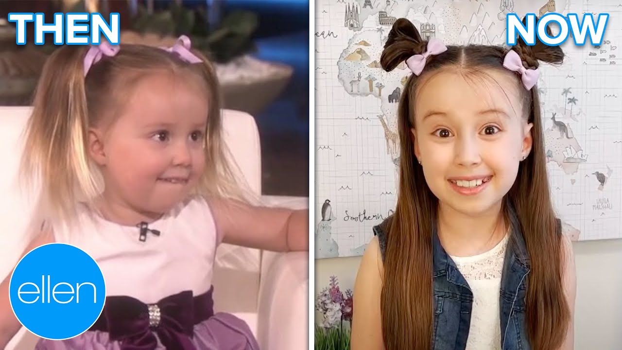 ⁣Then and Now: A Look at Ellen's Most Memorable Kid Guests