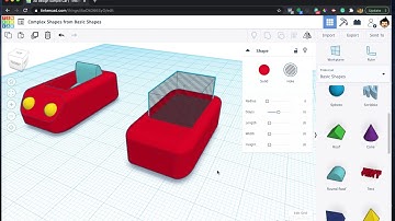 21. Tinkercad - From Basic Shapes to Complex Object