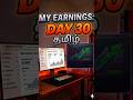 My Amazon Earnings. ......Day 30....#amazon #incomereveal #earning #shorts