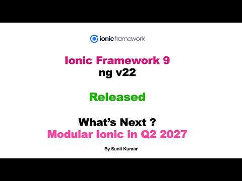 Ionic 9 & Angular Tutorial For Beginners - Crash Course
