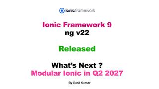 Ionic 9 & Angular Tutorial For Beginners - Crash Course