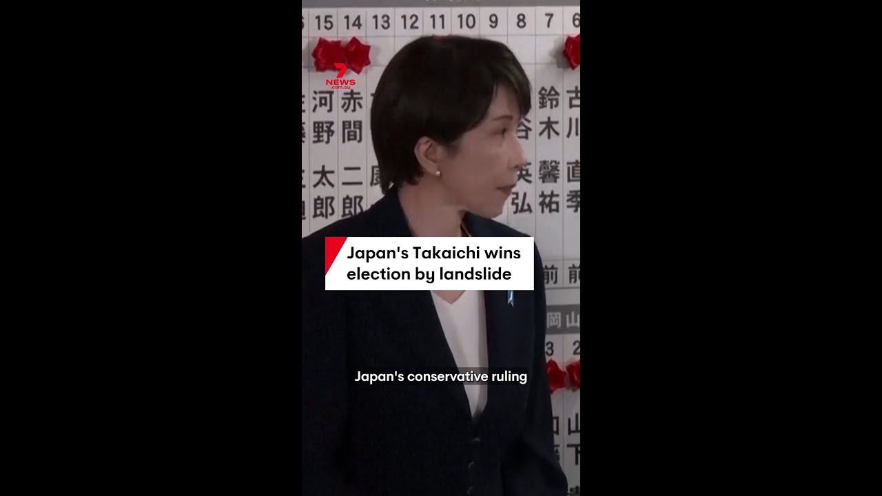 Japan's Takaichi wins election in a landslide