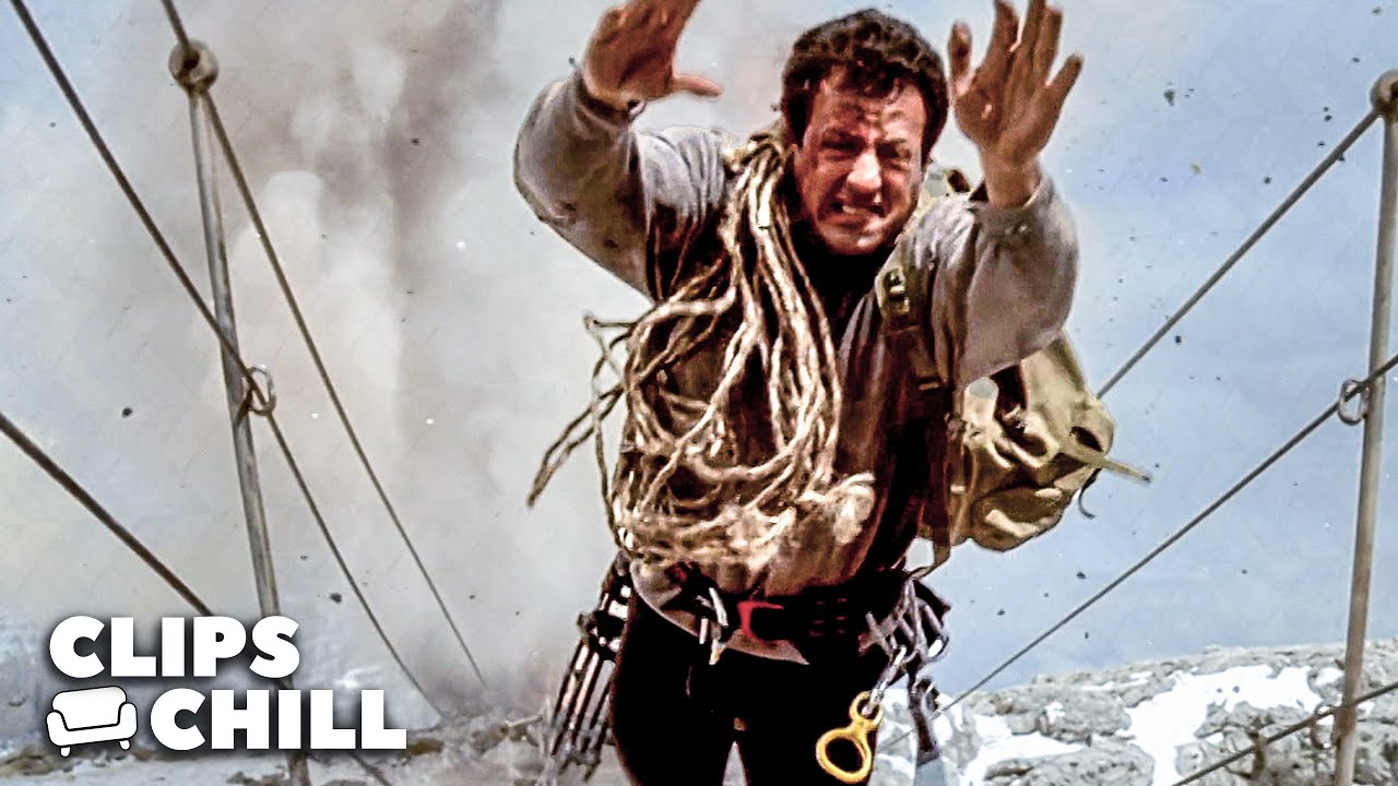 Gabe’s Fight To Save Jessie | Cliffhanger (Sylvester Stallone)