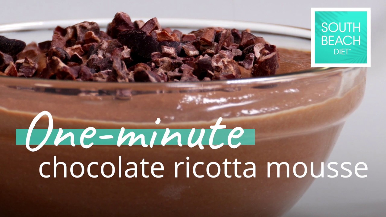 1-Minute Chocolate Ricotta Mousse - South Beach Diet Recipe