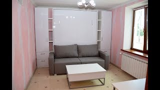 FLAT - Vertical Hidden bed for Queen size with sofa, coffee table and writing desk FLAT - Vertical Hidden bed for Queen size with sofa, coffee table and writing desk http://fb.com/flatstudio.md http://flatstudio.md/