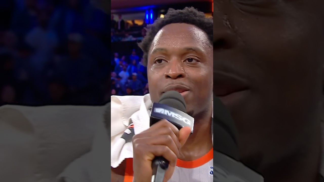 OG accidentally takes reports mic 🎤 😂