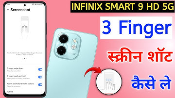 Infinix Smart 9 hd : 3 finger screenshot,Infinix Smart 9 hd me screenshot kaise le | screenshot