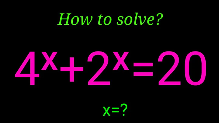 A Nice Exponential Problem Solving By Math Tutor Jakaria One ✍️ A Nice Math Problem