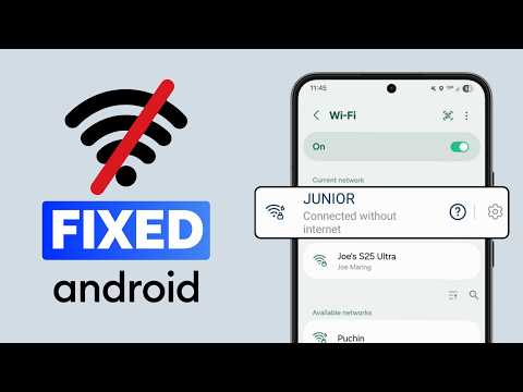 Fix Wi-Fi Connected But No Internet on Android