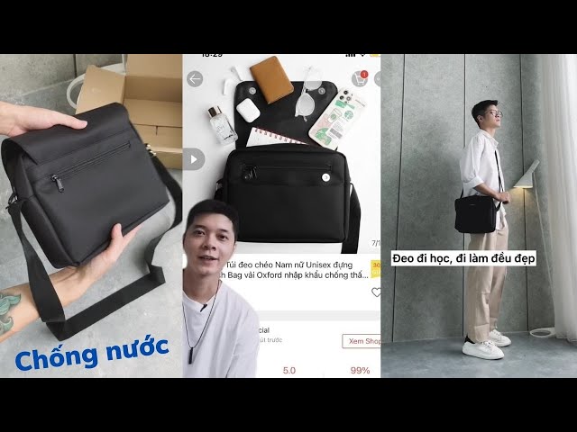 Review Túi đeo chéo chống nước Mason - M11 | Minh Hải Review