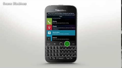 BlackBerry Classic Official BlackBerry Assistant Official How To Demo