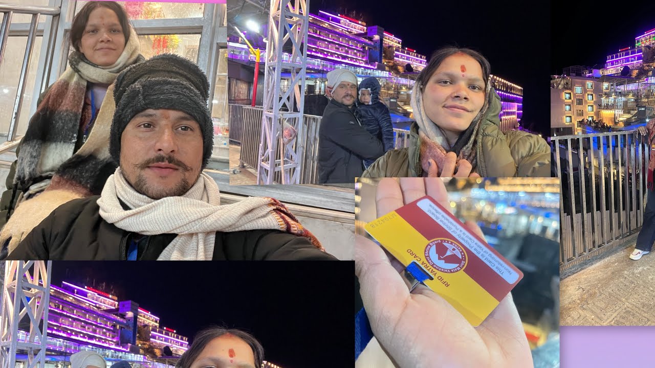 आज माता वैष्णो देवी के दर्शन के लिए गए हम लोग)🙏❤️