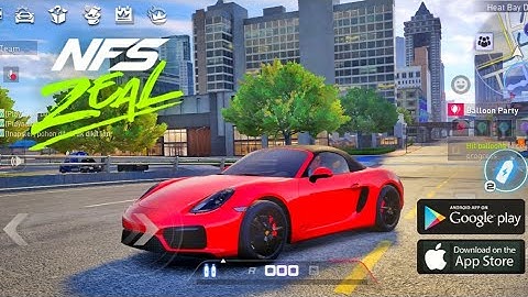 Need For speed Mobile Porsche-718 Boxster GTS ( English Beta ) Ultra Realistic Graphics gamingvideos