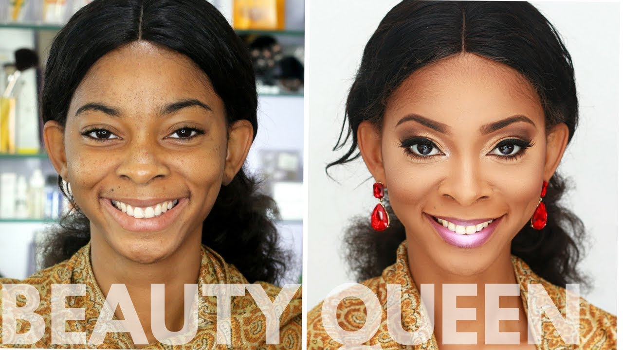 How To Look Like A Beauty Queen | Soft Glam with MBGN Tourism Winfrey Okolo - YouTube