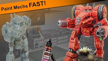 Paint BattleTech Miniatures FAST – Easy Tutorial for Beginners