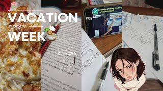 Summer vacation week ⛱️☘️ | study vlog, 12th grader, cbse, pcb, swm #cbse #12grade