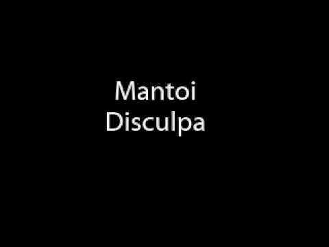 Mantoi   disculpa con letra