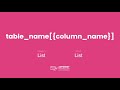 AppSheet table name{column name} Expression