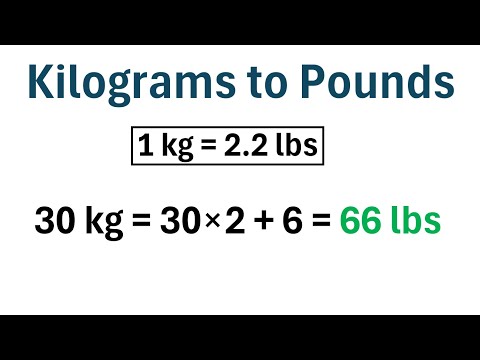 Kg To Pounds: The Jaw-Dropping Answer