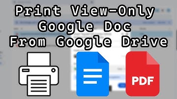 Hoe u alleen-lezen Google Doc-bestanden van Google Drive kunt afdrukken zonder dat iemand het weet