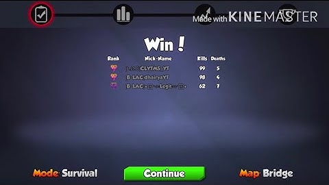 KUBOOM survival win with nagev