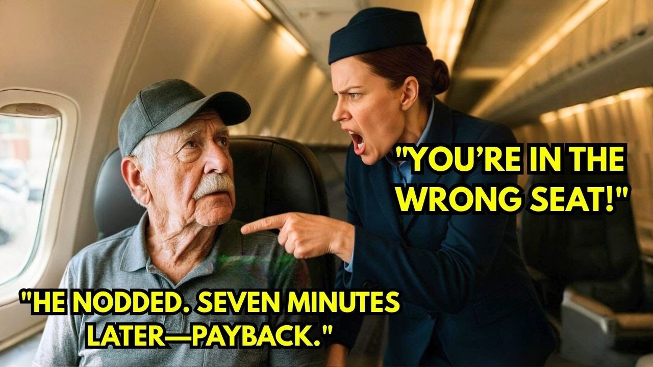 Flight Crew Ordered the Old Man to Move — Then He Makes One Call, 9 ...