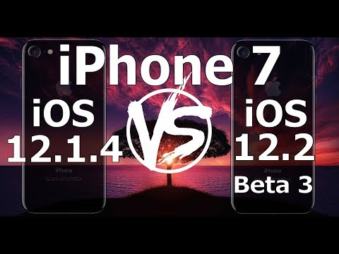 Speed Test : iPhone 7 - iOS 12.3 Beta 5 vs iOS 12.2 (Build # 16F5155a). 