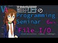 イキリプログラマのプログラミングセミナー 6bit目 [File I/O] | Vtuber | VRアカデミア | Minecraft