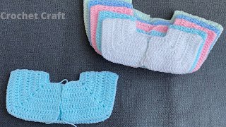 crochet baby yoke/Yoke for cardigan, romper,dress