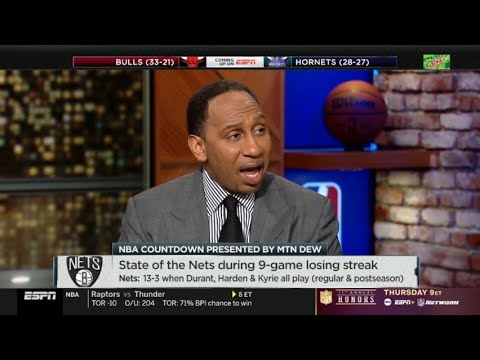 NBA Countdown | Stephen A. "incredible" State of the Nets during 9-game losing streak - NBA Countdown | Stephen A. "incredible" State of the Nets during 9-game losing streak
