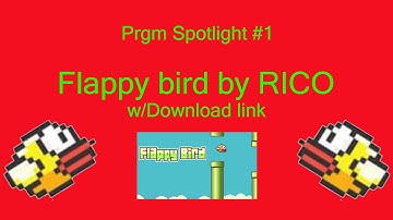 Program spotlight #1 Flappy bird program TI-84+ CE