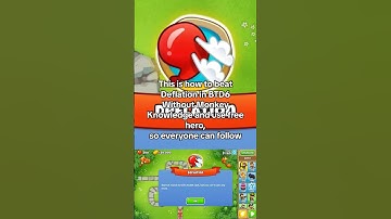 This is how to beat #Deflation in #btd6 Without #MonkeyKnowledge and use free #hero