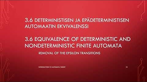 3.9 Removing epsilon transitions from nondeterministic finite automata