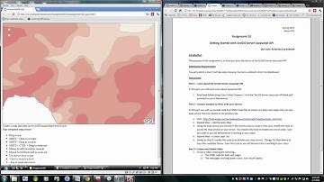 Assignment 10: Arc GIS Server Javascript API