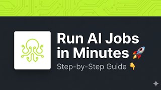How To Run A Job using Ocean orchestrator 