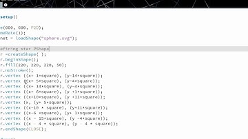 Processing: PShape part 2