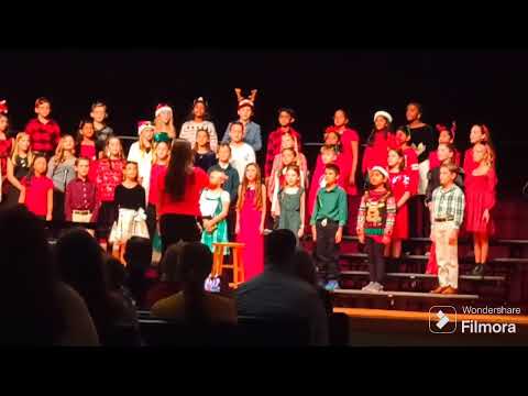 Patriot Oaks Academy Christmas chorus concert elementary