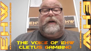 EHW Extreme Hybrid Wrestling - ''The Voice Of EHW'' Cletus Gambino (The Rising Tamaqua, PA 10-21-23)