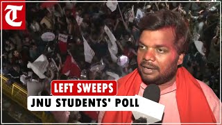 Left sweeps JNU students' union election, wins all four seats