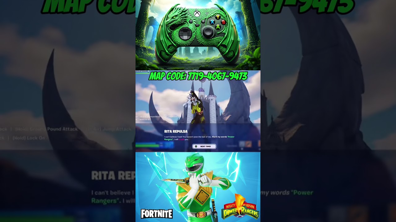 Power Rangers Defend The Command Center Map Code: 7719-4067-9473 