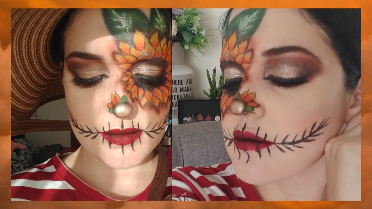 MAQUILLAJE DE ESPANTAPAJARO MUJER HALLOWEEN YouTube