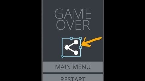how to Add the share button in buildbox | Buildbox | Buildbox 2.2.9