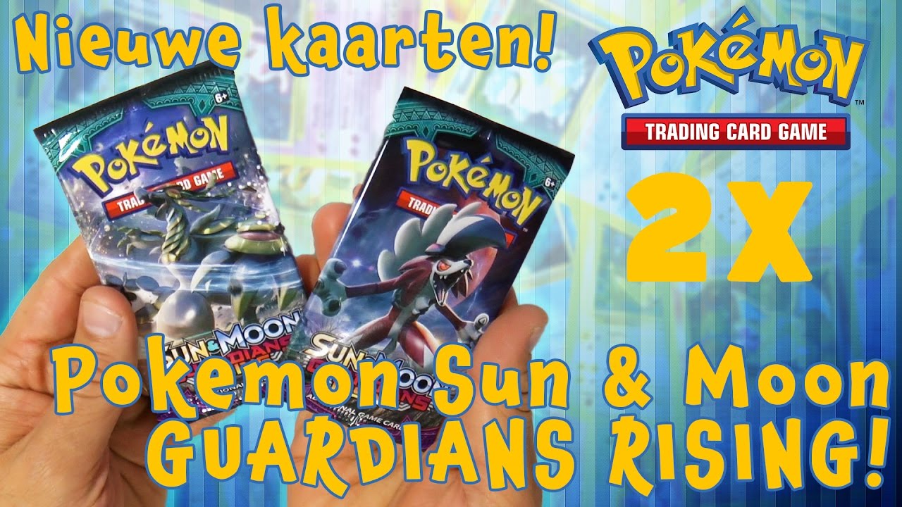 Pokemon Sun en Moon guardians rising unpacking. 2 pakjes!