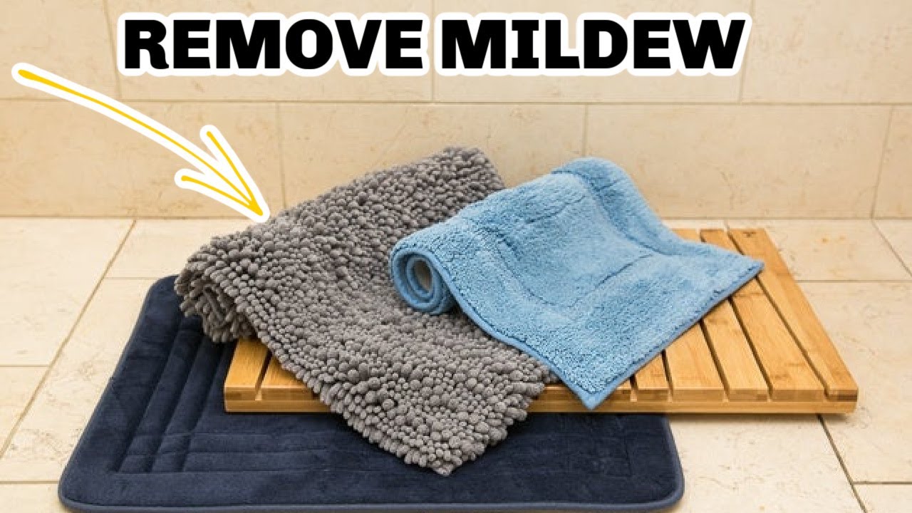 How to Clean a Shower Mat ( 1 Easy Step) Remove Mildew Smell Naturally
