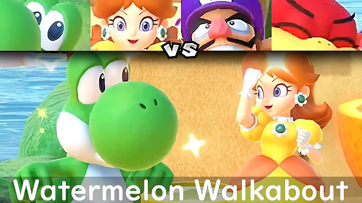 Super Mario Party Yoshi and Daisy vs Waluigi and Pom Pom #85