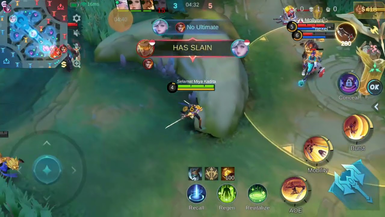 Selamat Miya Kadita Moba Legends 5v5 Fanny Kadita