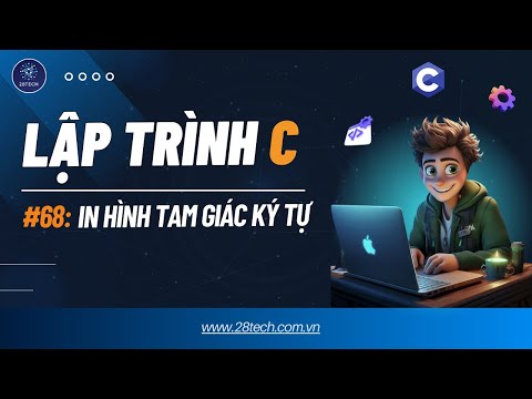 Video #68 [Bài Tập C (Hình Vẽ, Vòng Lặp)]. Vẽ Hình Tam Giác... - youtube