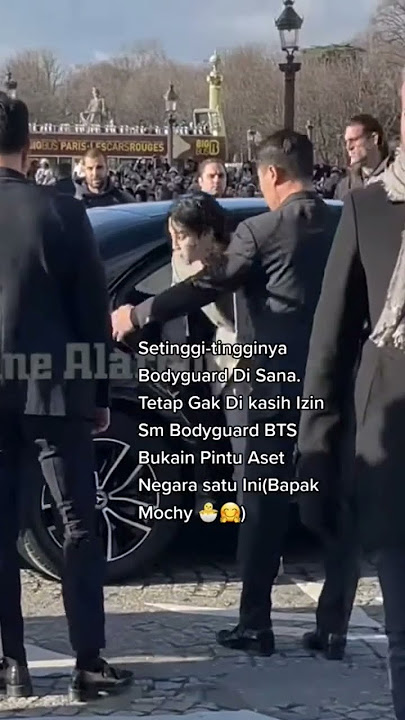 bodyguard BTS bukan main kawal aset negara #bighitentertainment #bighitofficial #jimin #bodyguardbts