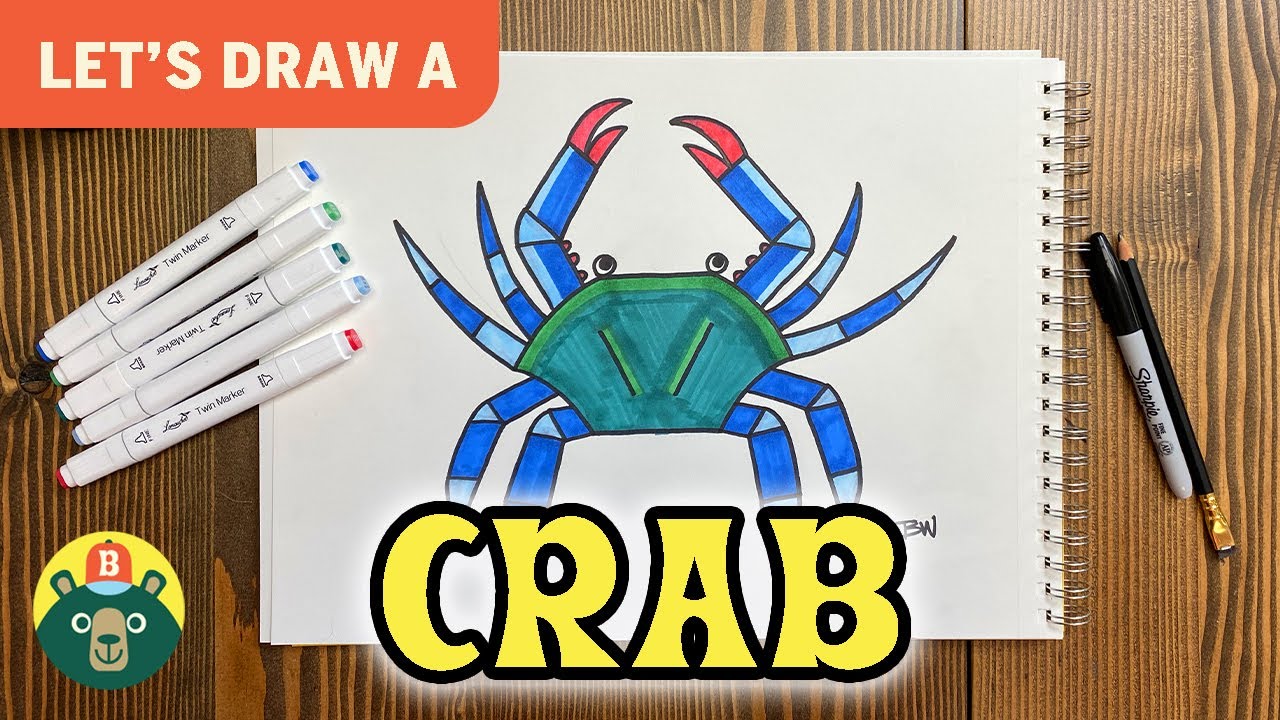 How to Draw a CRAB! - [Episode 18] - YouTube